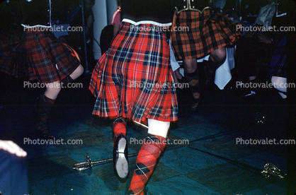 Dancing Man in a Kilt, Scotland, June 1971, 1970s