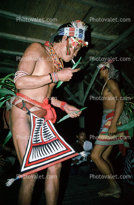 Native Costume, Siberut, West Sumatra, Mentawai Islands, Indonesia