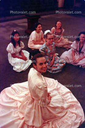 Masonic Hall Rainbow Girls, Ethnic Costume, native, smiles, smiling