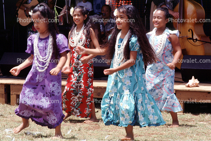 Hawaiian, Hawaii, Hula, ethnic costume, native
