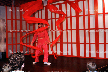 Ribbon Dancers, Chinese Dance, March 1973, 1970s