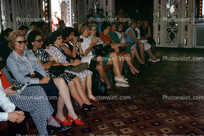 women, audience, legs, 1960s