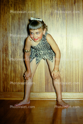 Jane of the Jungle, Leopard Skin Suit, Bone, 1960s