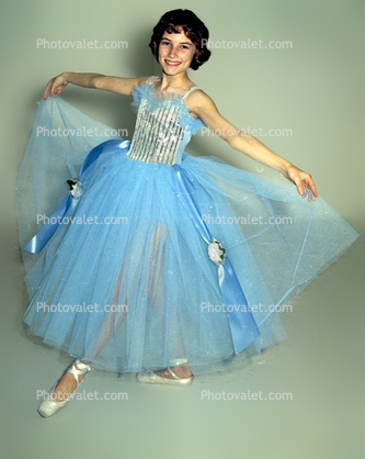 Girl, Costume, Long Dress, Ballerina, arms, smiles, cute, teen, teenager, hair, standing