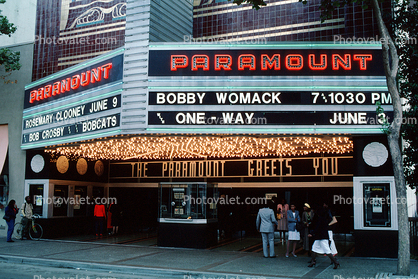 Paramount Theater, marquee, building