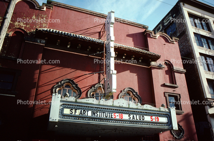 Victoria Theater Building, marquee