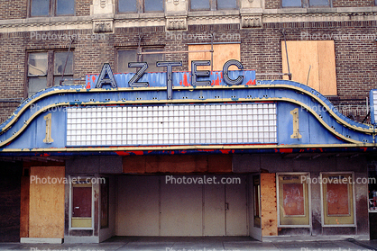 Theater Marquee, Aztec, building