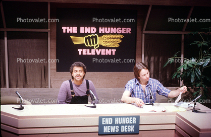 John Ritter at End Hunger Network Telethon, 9 April 1983