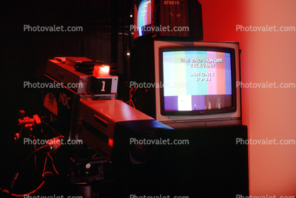 Televent, Sound Stage, studio, Video Camera, Television Monitor, Bars and Tone