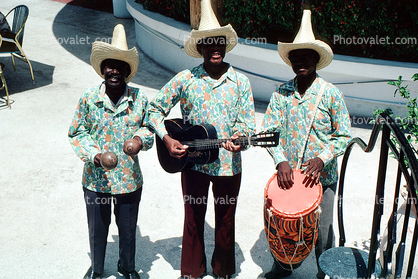 Mariachi Band, Guitar, Bongo Drum