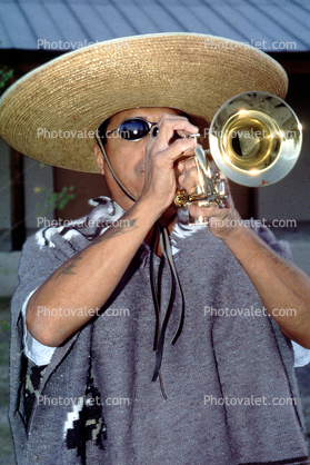Trumpet Player, Lajitas, Texas