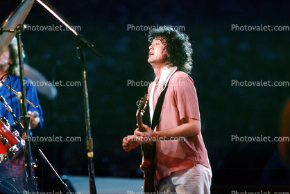 Jimmy Page, Live Aid Benefit Concert, JFK Stadium, 1985