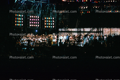 Finale, night, nighttime, Live Aid, Philadelphia, JFK Stadium, 1985