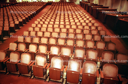 Seats, Seating, empty Concert Hall