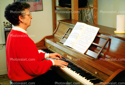 Piano, keys, keyboard, hands