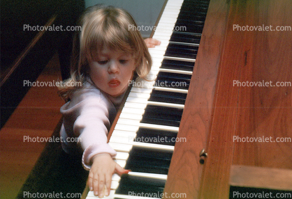 Girl, Keyboard, Piano, keys