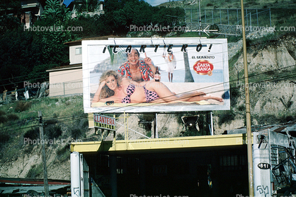 Carta Blanca, woman, bikini, Beer, hill, hillside