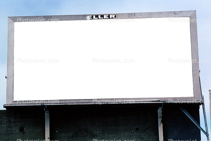 Blank Billboard, frame