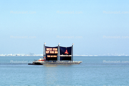 Moving Billboard, Boat, Floating Billboard, Tugboat, Barge