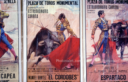 Bullfighting Posters, Grenada Spain
