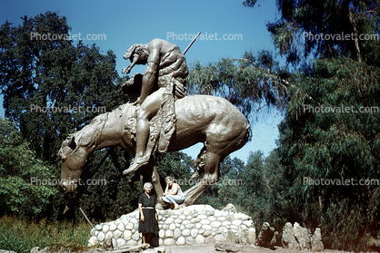 Remington Sculpture, Indian, Horse