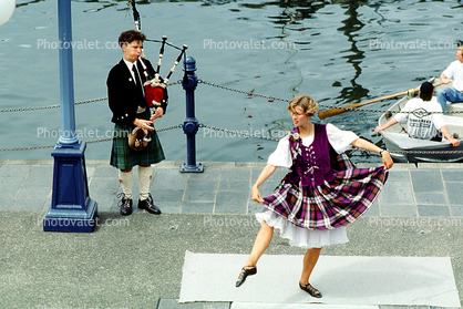 Bagpipe and a Dancer, Bagpipe Player