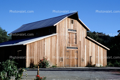 Barn, Dry Creek Valley, Sonoma County, California