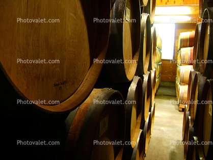 Oak Barrels, Aging, Peju Winery, Wood, Wooden Barrels, Fermenting Tanks