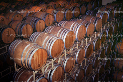 Wooden Wine Barrels, Wood, Wooden Barrels, Fermenting Tanks
