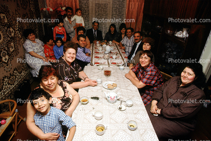 Family Dinner, Ashkhaband, Turkmenistan