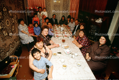 Family, Dinner, Ashkhaband, Turkmenistan