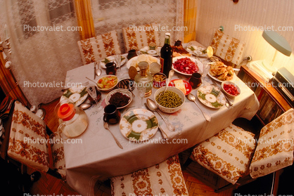 Our last meal in Moscow, 1990