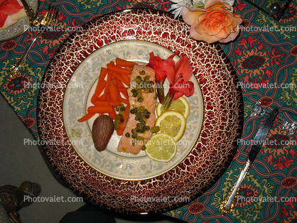 Salmon Dinner Plate