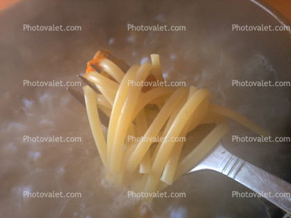 Boiling Pasta, fork