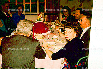Family Dinner Party, 1940s