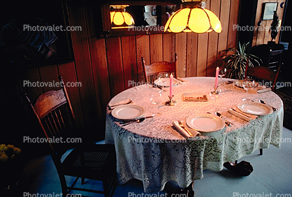 Table Setting, Dinner, Chairs, Furniture