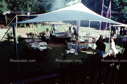 BBQ, Barbecue, Tent, Park