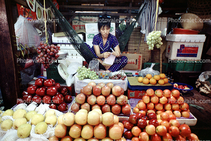 Fruit, Woman, Saigon, Vietnam