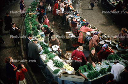 Vegetables, Open Air Market, Tashkent, Uzbekistan