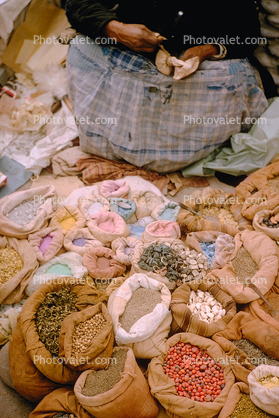 Open Air Market, Pisac, Peru, 1950s