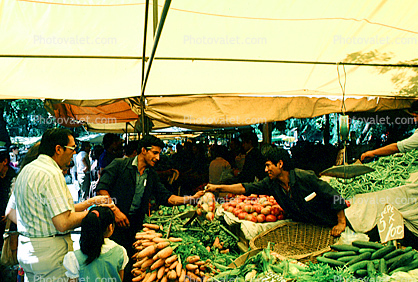 Open Air Market, Vegetables, Santiago, Chile