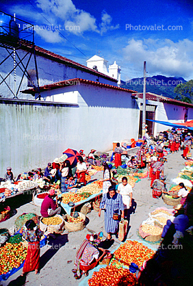 Shoppers, Open Air Market, Nebaj, Guatemala