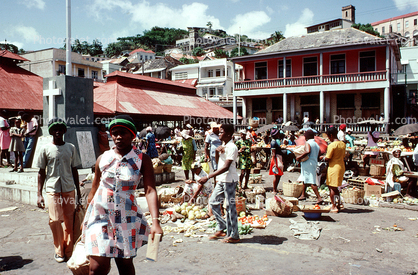 Vegetables, Open Air Market, Grenada