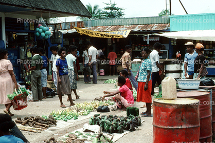 Vegetables, Open Air Market, Jayapura, Island of New Guinea, Indonesia