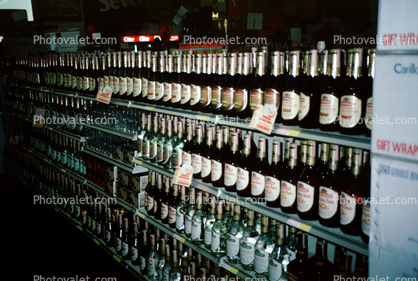 Bottles, hard Liquor, store, racks, Supermarket Aisles