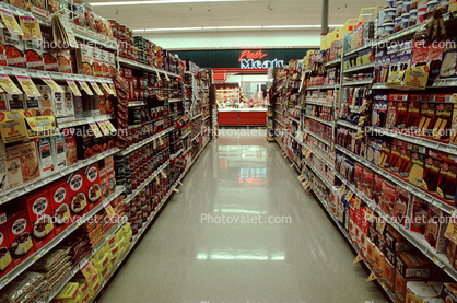 Food Shelves, supermarket