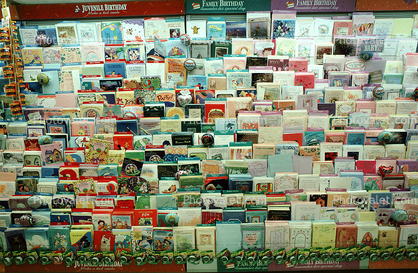 Greeting Cards, Grocery Aisle, Supermarket, Supermarket Aisles