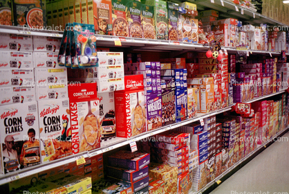 Cereal aisle, Supermarket Aisles