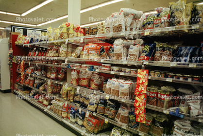 chips, junk food, Supermarket Aisles
