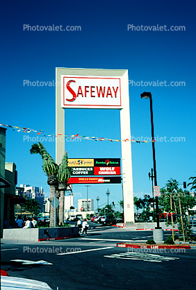 Safeway Sign Tower, supermarket